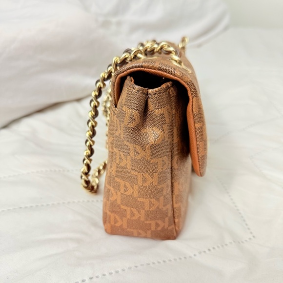 Karl Lagerfeld Paris Agyness Monogram Turnlock Chain Shoulder Bag NWOT - Picture 3 of 9